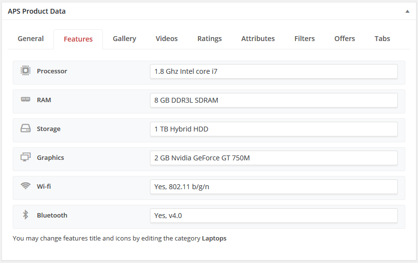 Product Features