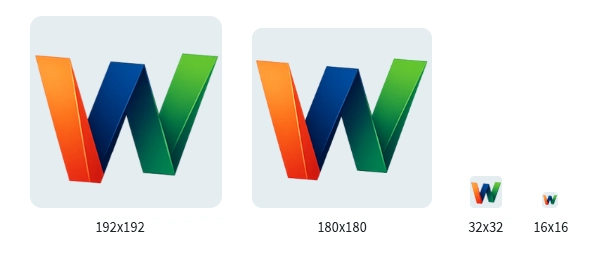 Favicon Size Example