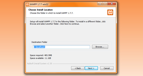 XAMPP Install