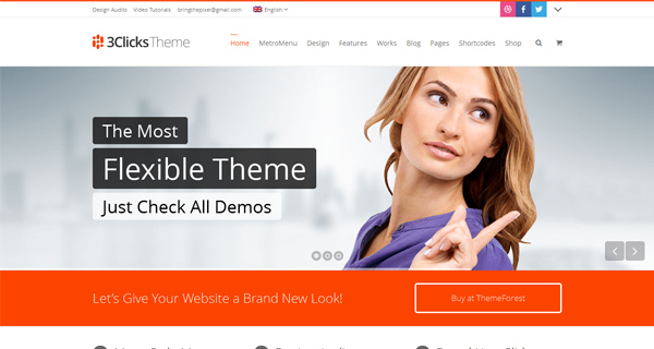 3Clicks WordPress Theme
