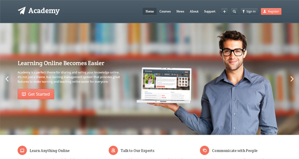 Academy WordPress Theme