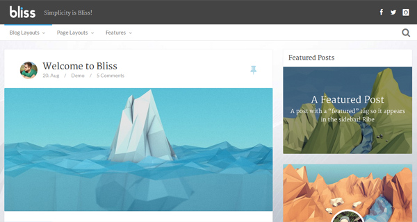Bliss WordPress Theme