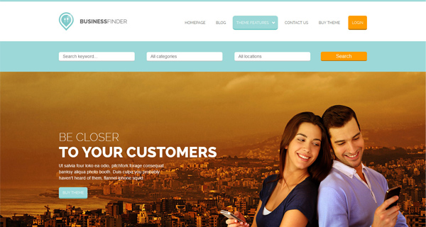 Business Finder WordPress Theme