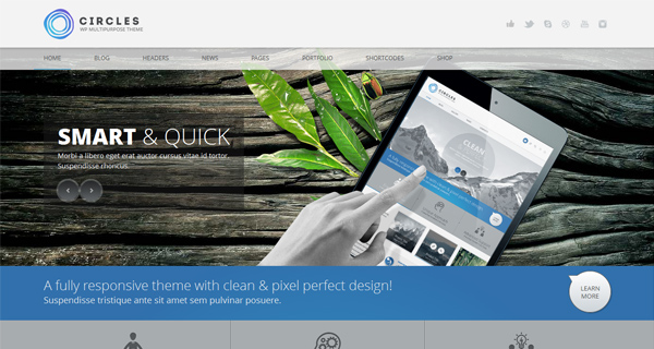 Circles WordPress Theme