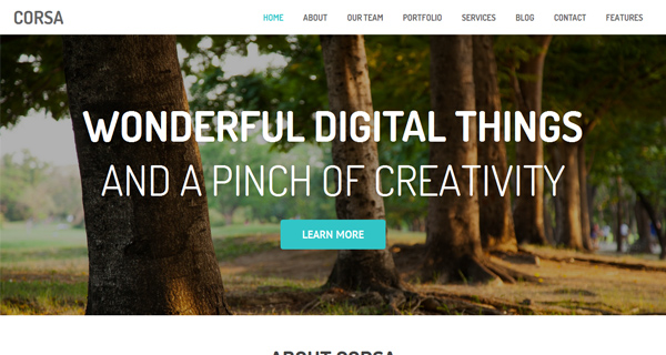 Corsa WordPress Theme