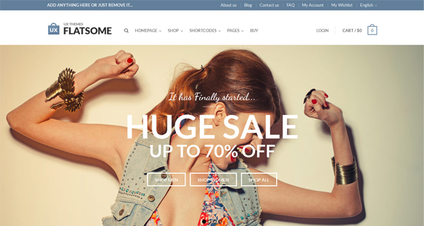 Flat WordPress Theme