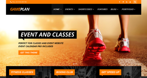 Gameplan WordPress Theme