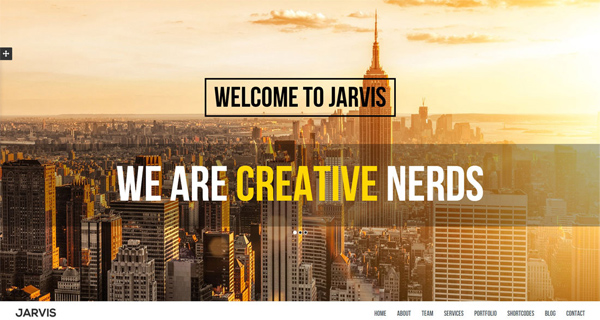 Jarvis WordPress Theme