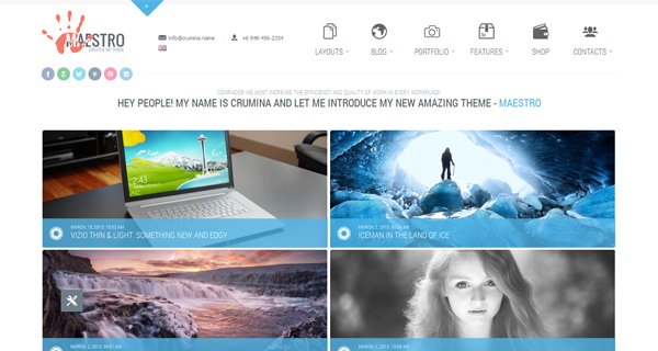 Maestro WordPress Theme