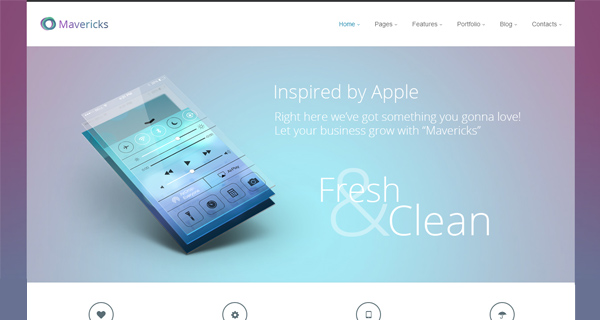 Mavericks WordPress Theme