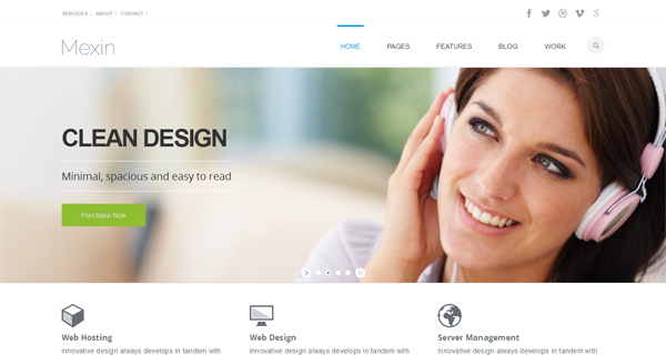 Mexin WordPress Theme