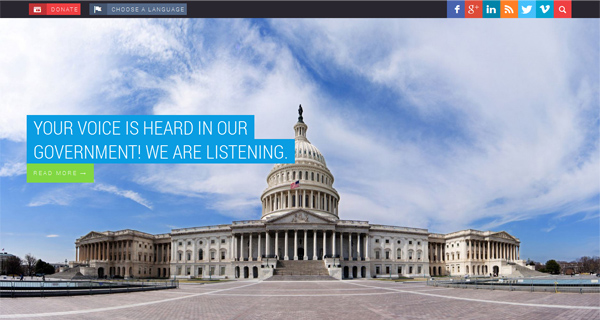 Parlament WordPress Theme