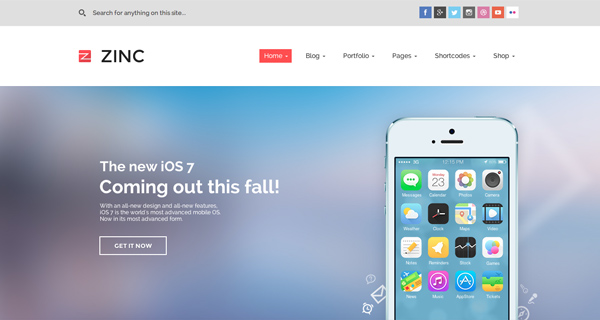 Zinc WordPress Theme