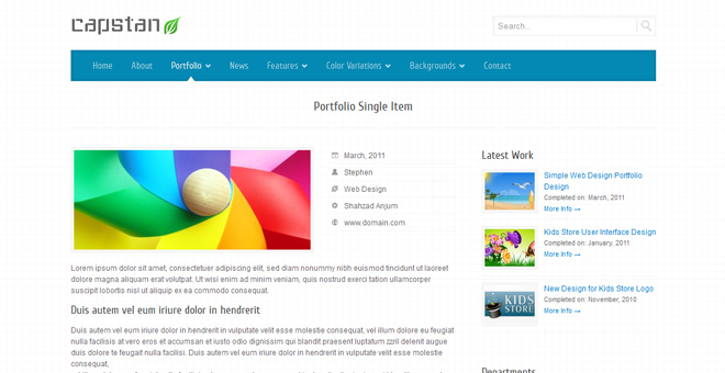 Capstan Business Premium - HTML Template