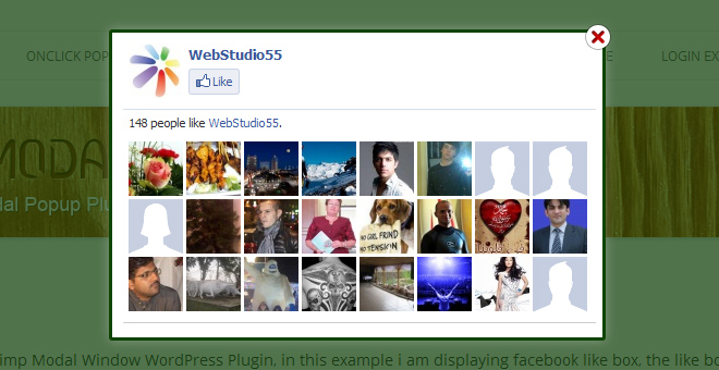 Simp Modal Window - WordPress Plugin